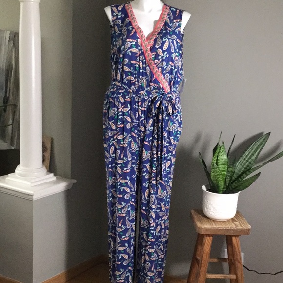 Westport 1 pc pant suit w/ tie size 22W - Picture 2 of 9